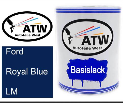 Ford, Royal Blue, LM: 1L Lackdose, von ATW Autoteile West.